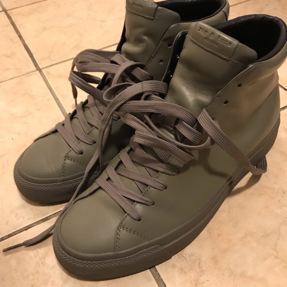 rag & bone Olive High-Top Sneakers